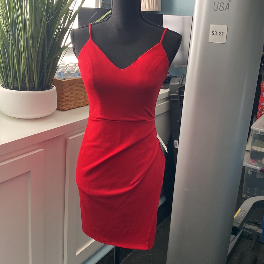 B. Smart Red Party Dress, NWT size 3/4